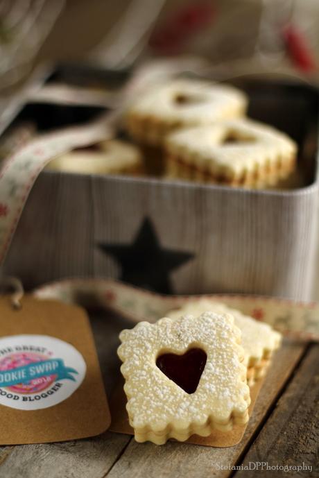 Biscotti al lime e fragola...il mio cookie swap