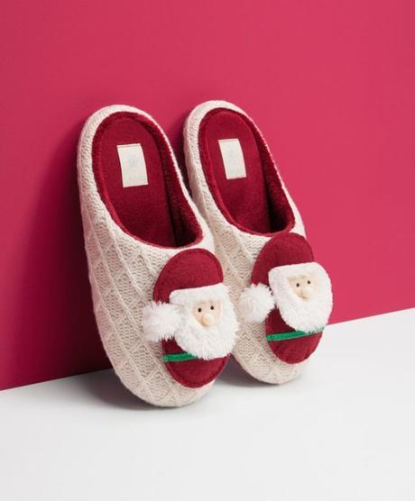 Natale…in mutande (e pantofole, e pigiama) oysho santta slippers