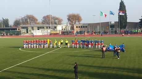 Italia Under 19: a Recanati, poker servito alla Serbia