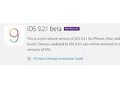 9.2.1 beta Apple rilascia agli sviluppatori