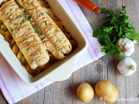 Merluzzo con patate al forno