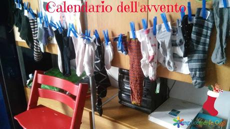 Il nostro calendario dell'avvento con calze spaiate