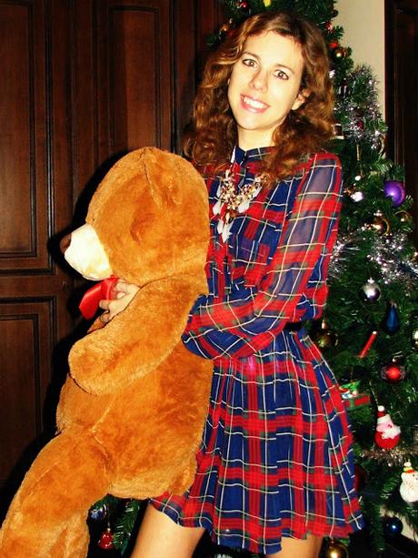 OOTD: Tartan print for Christmas