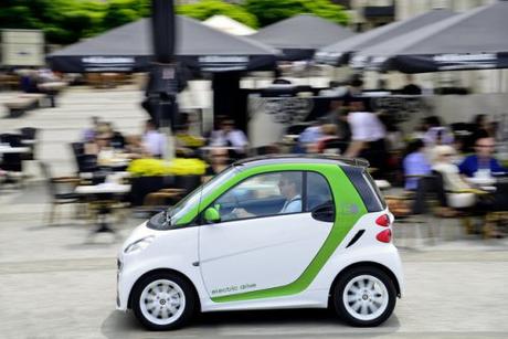 smart electric drive erobert China // smart electric drive arrives on the streets of China