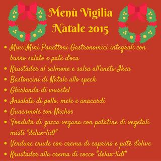 MENU' della Vigilia in casa Colombo