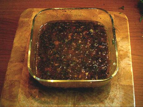 Chimichurri, ottima salsa di origine argentina da mettere sulle carni.