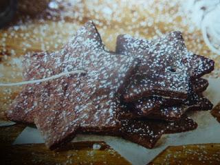 biscotti  di natale al cioccolato