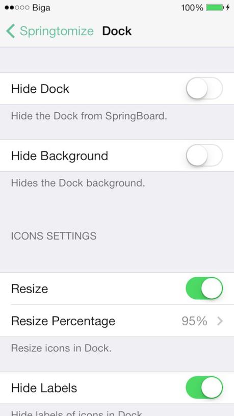 Tweak Cydia (iOS 9.x.x) – Springtomize 3 (iOS 9/8/7 ) si aggiorna portando alcuni miglioramenti [Aggiornato Vers. 1.4.0-4]