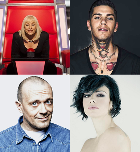 The Voice i nuovi 4 giudici