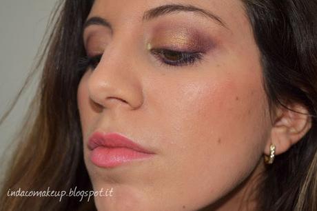 Make-up festivo | Gold and Violet