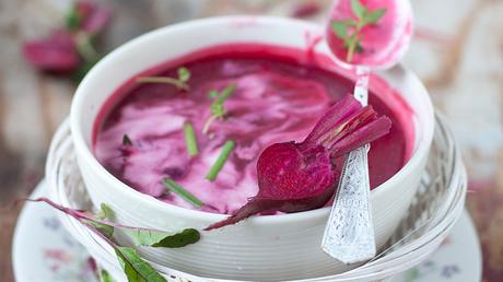 Zuppa Fredda di Barbabietole Rosse