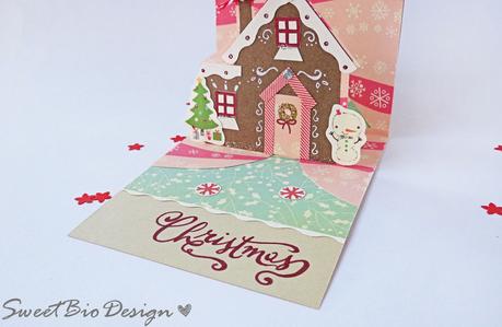 Biglietto Pop-up Casa di Pandizenzero - Gingerbread House Pup-up Card