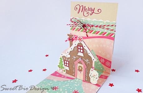 Biglietto Pop-up Casa di Pandizenzero - Gingerbread House Pup-up Card