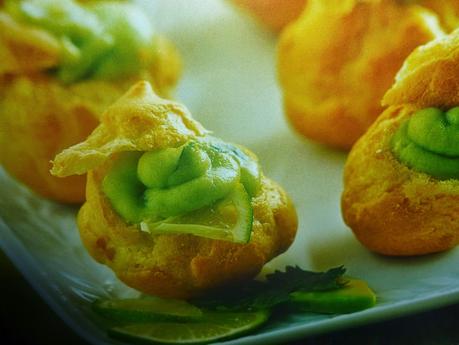 pranzo di natale - bignè alla polpa di granchio