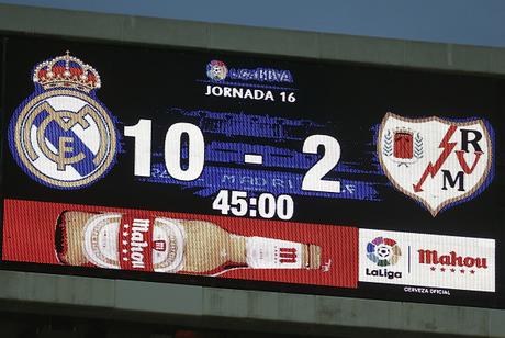 Real Madrid-Rayo Vallecano 10-2: il derby dell’assurdo
