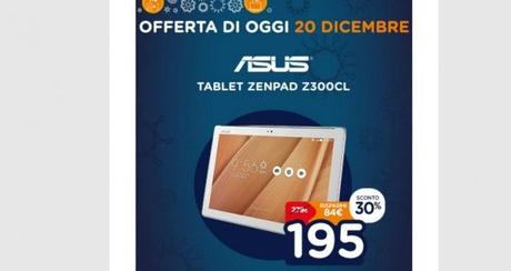 I Natalissimi  oggi tablet ASUS ZenPad 10 a soli 195 euro