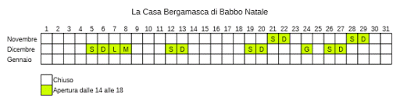 Calendario La Casa Bergamasca di Babbo Natale