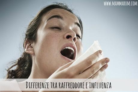 Differenze tra raffreddore e influenza