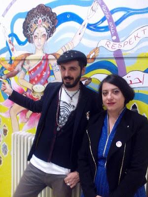 Murales di Anna Agati e Alessandro Lonzi al Quake di Ravenna