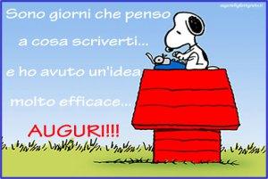 auguri snoopy