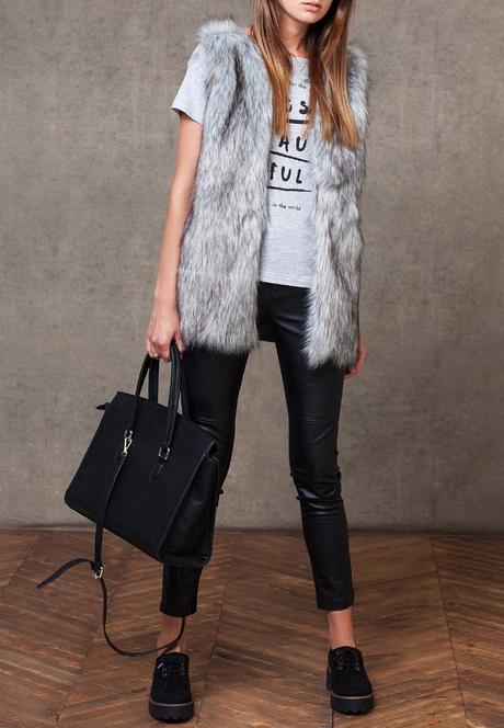 Gilet ecopelliccia Stradivarius