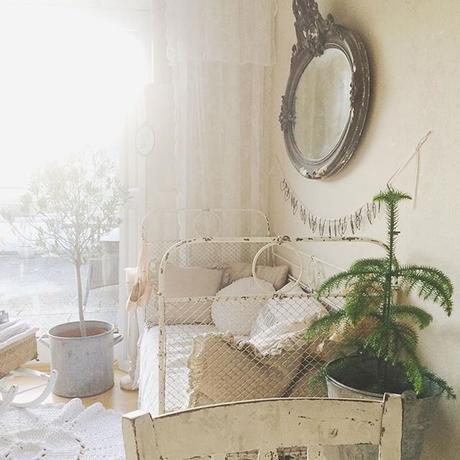 Un Natale in vero stile shabby chic a casa di Liise