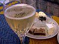 Brie caviar duck pate and champagne.jpg