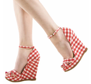 Oh…Delirium *_*: Red gingham wedges by Schuh