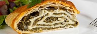 Strudel di spinaci e gorgonzola