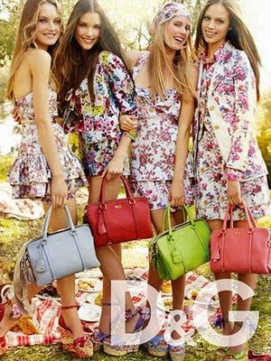 D&G; campagna pubblicitaria Spring Summer 2011, le borse