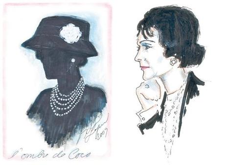 Sketch di Coco Chanel