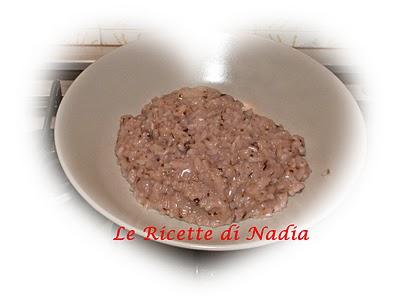 Risotto con radicchio e toma piemontese