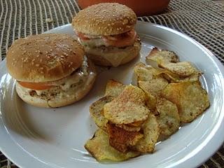 Hamburger di pollo speziato