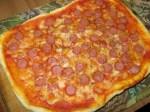 Home-made pizza