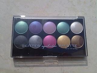 Glitter Eyeshadow palette H