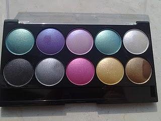 Glitter Eyeshadow palette H