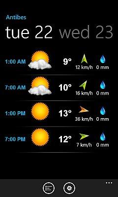 [WP7] WeatherDuck: Applicazione meteo semplice con Live Tile