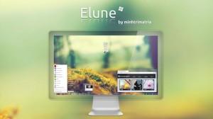 Elune è un semplice e bellissimo tema per Windows 7