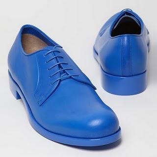 JIL SANDER / FLUO BLUE SHOES /  SS 2011 COLLECTION