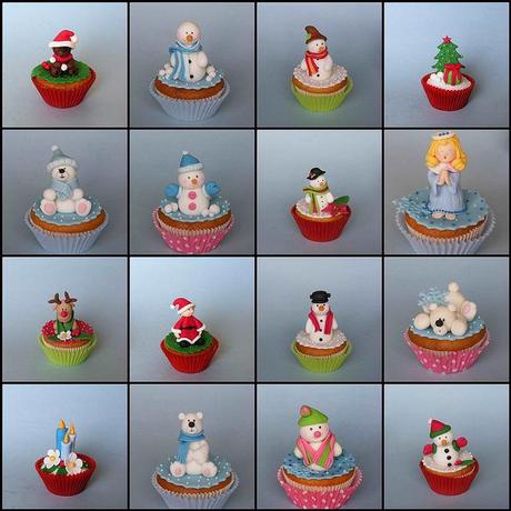 Christmas cupcakes