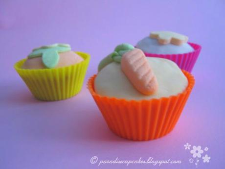 Cupcakes Primaverili in Pasta di Zucchero #homemade!