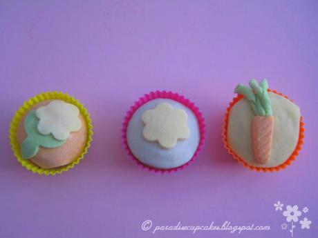 Cupcakes Primaverili in Pasta di Zucchero #homemade!