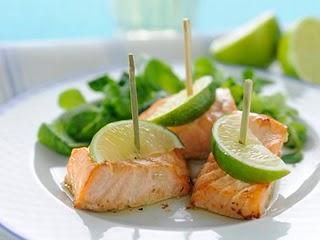 Bocconcini di salmone al lime