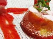 Tortini cremosi cioccolato bianco fragole