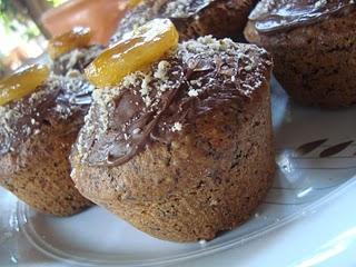 Muffins al cioccolato e banana