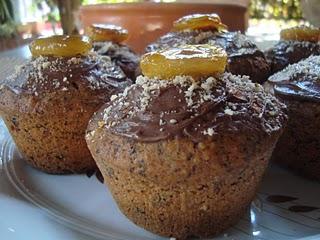 Muffins al cioccolato e banana