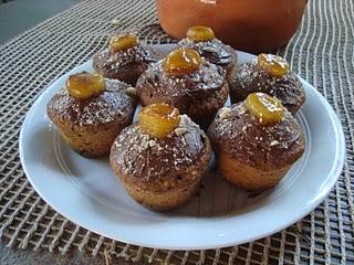 Muffins al cioccolato e banana