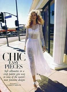 Toni Garrn in Dolce & Gabbana su Harper’s Bazaar US Aprile 2011