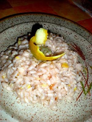 zenzeriamo.......risotto con trito di limone, zenzero e rosmarino!