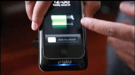 Wi.U: la batteria aggiuntiva per iPhone che potete programmare (Video)